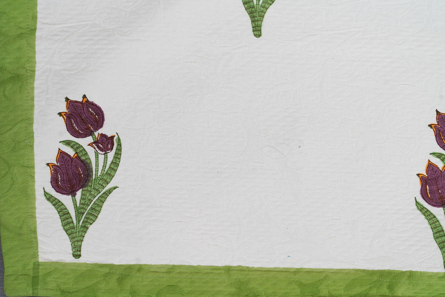 Periyar Cotton Bedspread - Shrub Boota