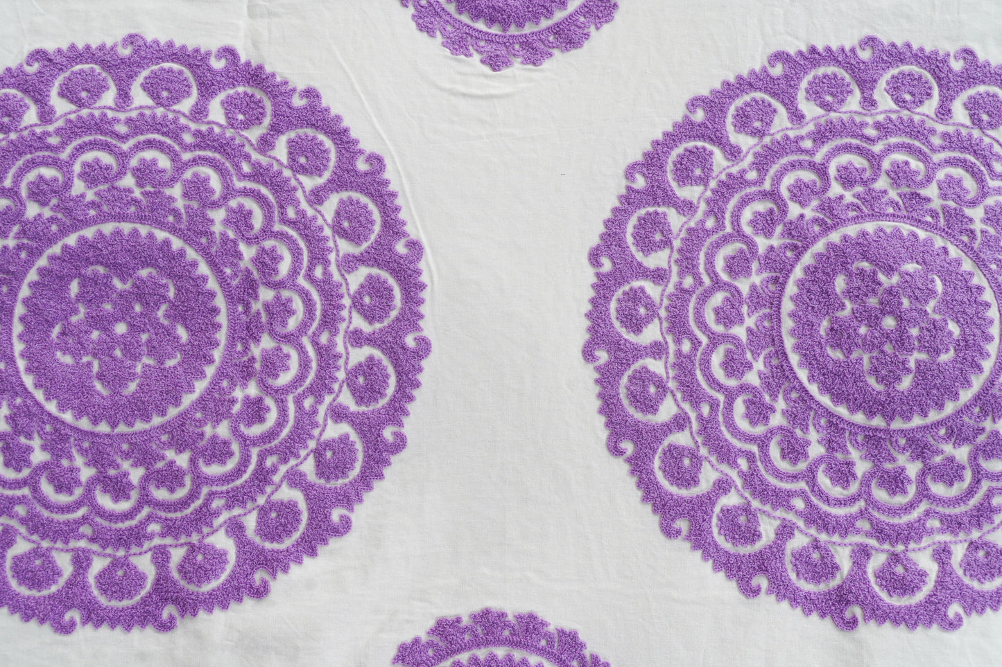 Mandala Suzani Bedcover - Lavender