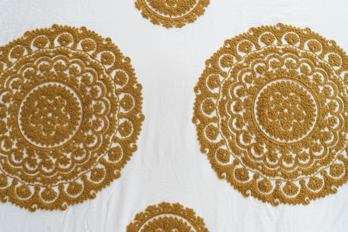 Mandala Suzani Bedcover - Marigold