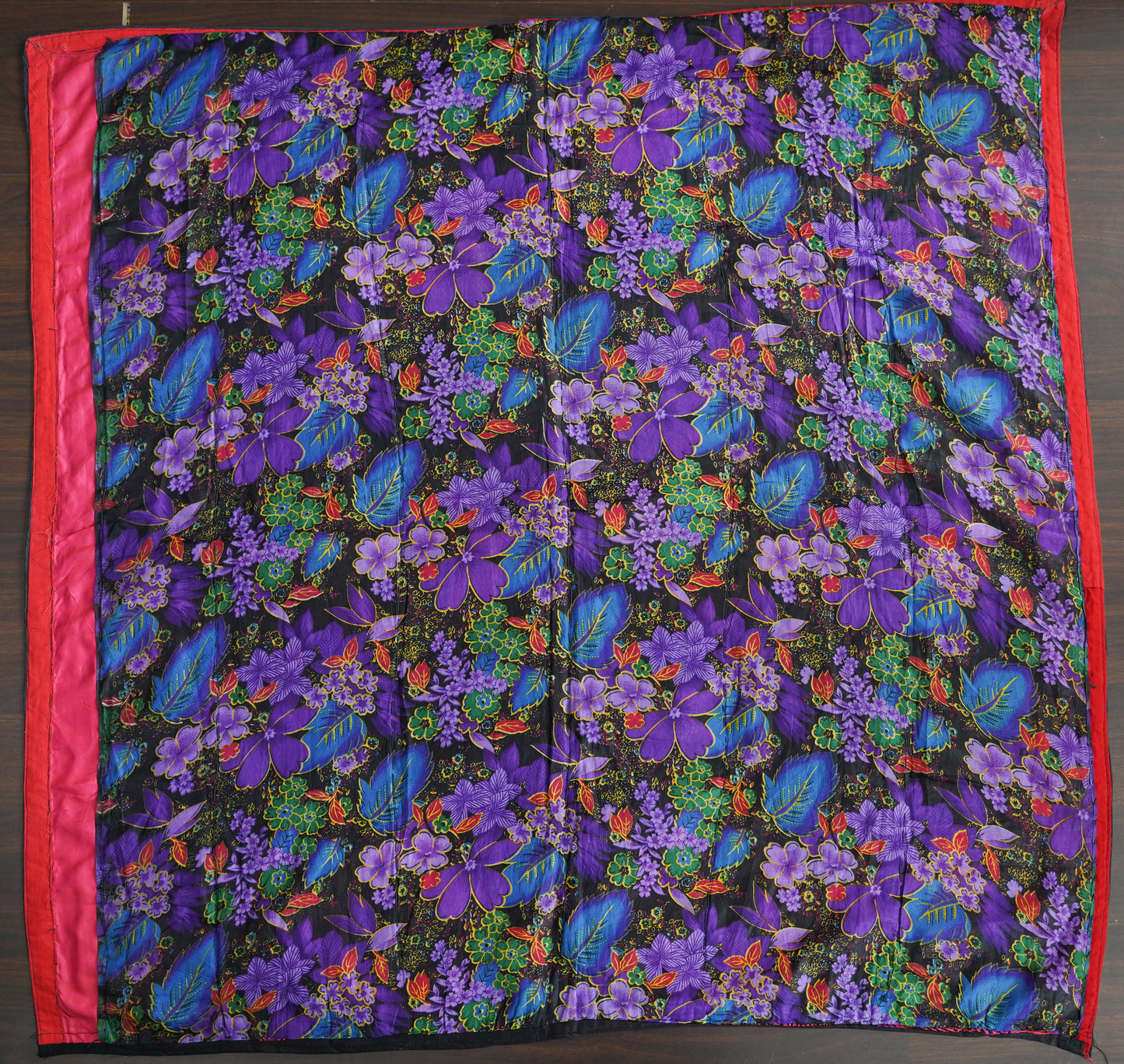 Vintage Uzbek Suzani 'Beshikpush' in Brightly Coloured Tribal Patterns