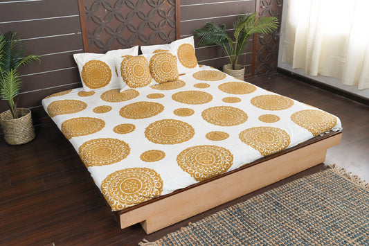 Mandala Suzani Bedcover - Marigold