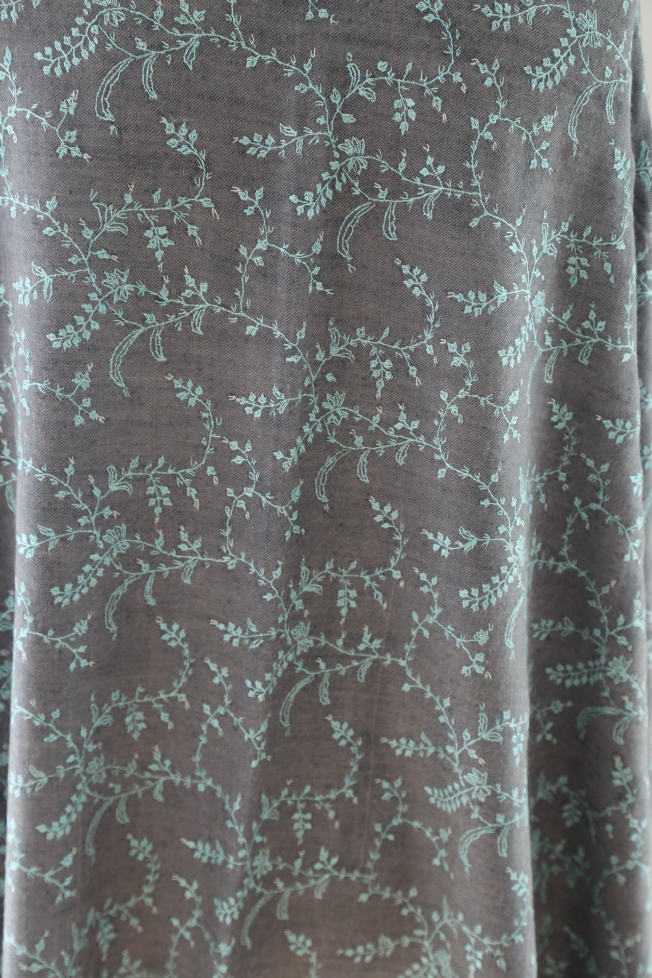 Sozni two-tone Jaal Hand Embroidered Pashmina