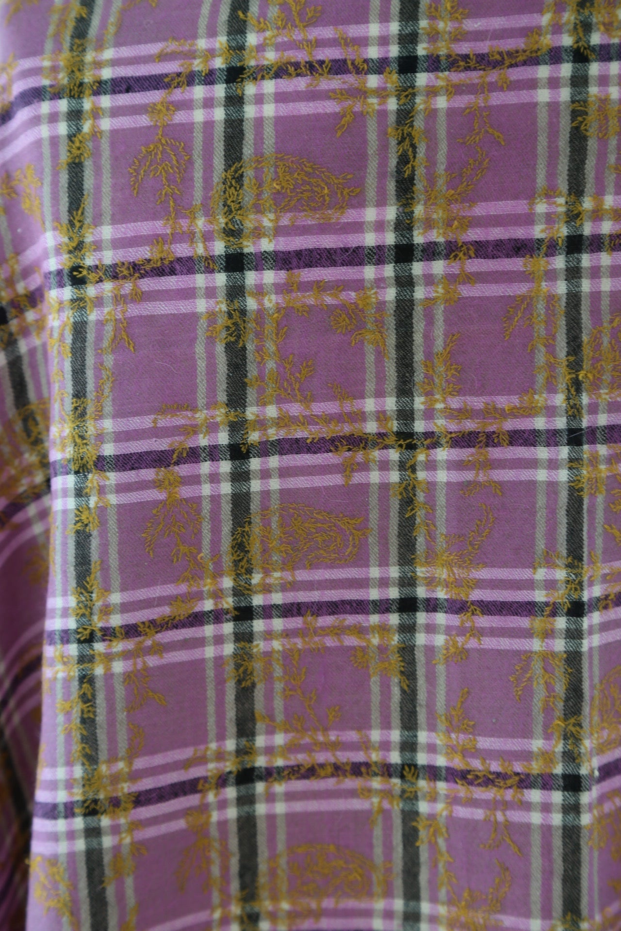 Kohinoor Check Hand Embroidered Pashmina Shawl
