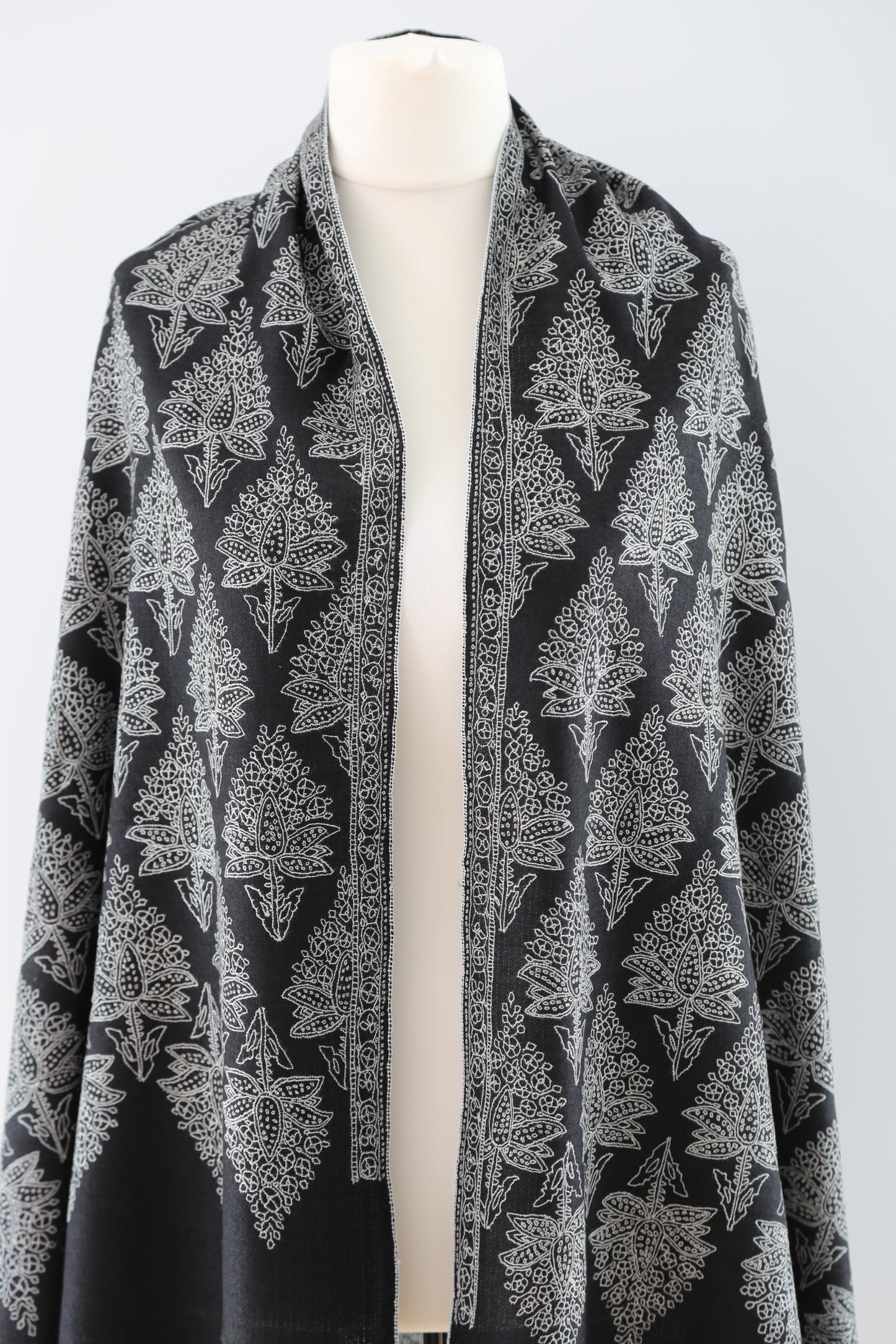 Diamond Flora Tapestry Pashmina Shawl "EXCLUSIVE"