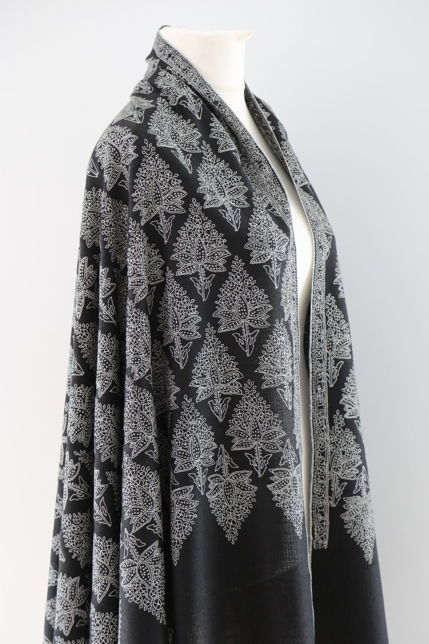 Diamond Flora Tapestry Pashmina Shawl "EXCLUSIVE"