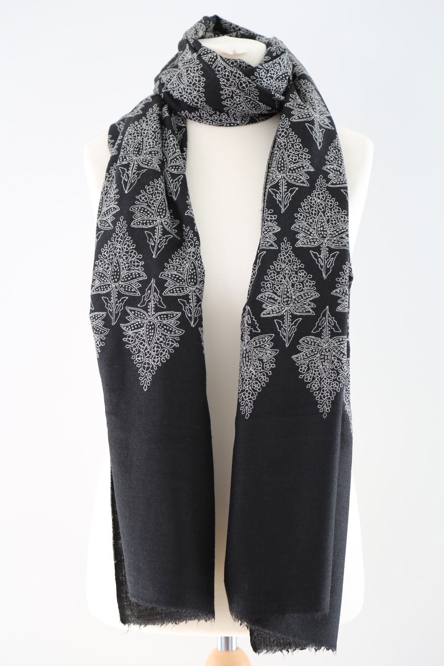 Diamond Flora Tapestry Pashmina Shawl "EXCLUSIVE"