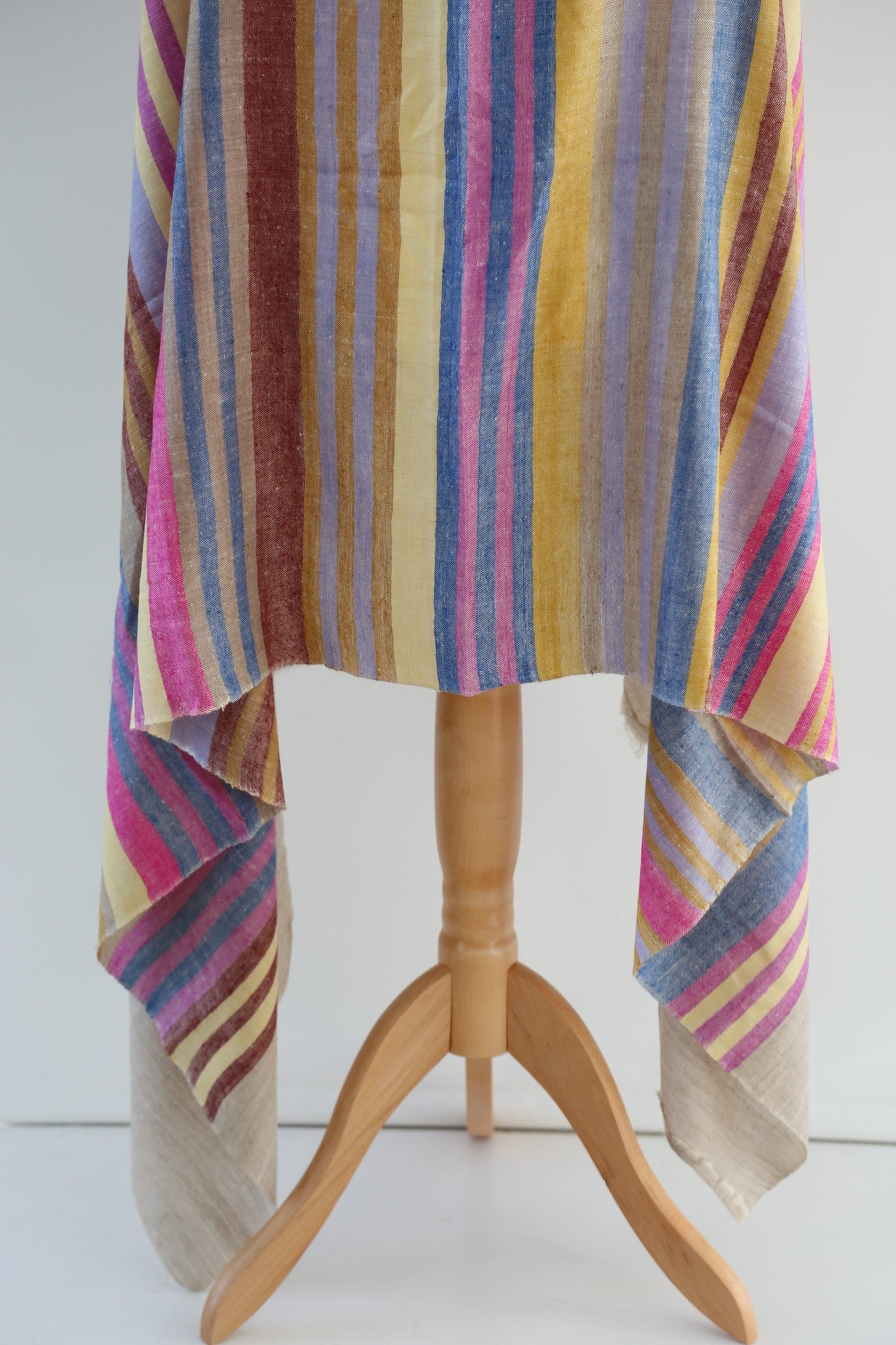Candy Stripes Handmade Pashmina Shawl